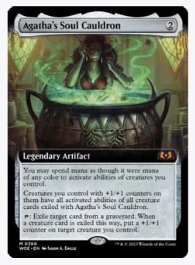 Agatha's Soul Cauldron (Extended Art) - Wilds of Eldraine - #0366 - Sweets and Geeks