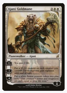 Ajani Goldmane -  Lorwyn - #1/301 - Sweets and Geeks