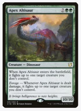 Apex Altisaur - Commander 2019 - #031/302 - Sweets and Geeks