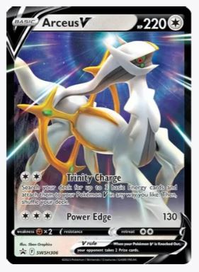 Arceus V - SWSH306 SWSH: Sword & Shield Promo Cards # SWSH306 - Sweets and Geeks