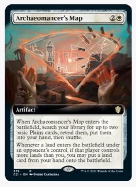 Archaeomancer's Map (Extended Art) - Commander 2021 - #339 - Sweets and Geeks