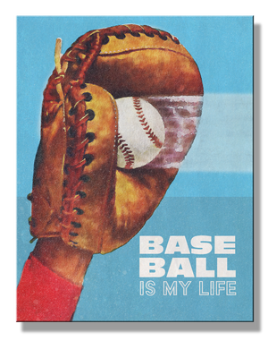 Baseball is Life Metal Sign - Sweets and Geeks