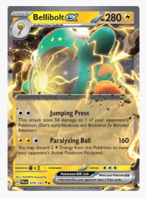 Bellibolt ex SV02: Paldea Evolved # 079/193 - Sweets and Geeks