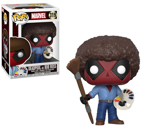 Funko Pop! Marvel - Deadpool as Bob Ross #319 - Sweets and Geeks