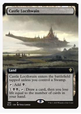 Castle Locthwain (Extended Art) - Throne of Eldraine - #389 - Sweets and Geeks