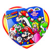 Super Mario Valentine Heart Tin w/ Milk Chocolate - 3.6oz