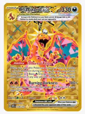 Charizard ex (Hyper Rare) SV03: Obsidian Flames # 228/197 - Sweets and Geeks