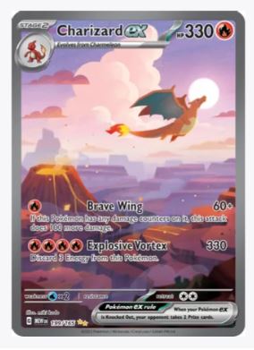 Charizard ex (Special Illustration Rare) SV: Scarlet and Violet 151 #199/165 - Sweets and Geeks