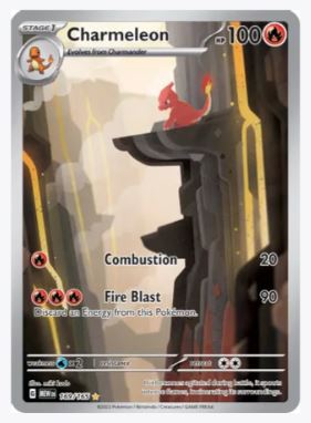 Charmeleon (Illustration Rare) SV: Scarlet and Violet 151 #169/165 - Sweets and Geeks