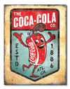 Coke - Dancing Can Tin Sign