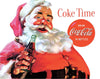 Santa - Coke Time Tin Sign