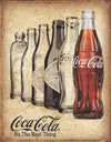 Coke The Real Thing Metal Vintage Sign - Sweets and Geeks