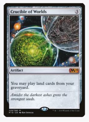 Crucible of Worlds - Core Set 2019 - 229/280 - Sweets and Geeks