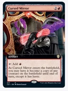 Cursed Mirror (Extended Art) - Commander 2021 - #377 - Sweets and Geeks