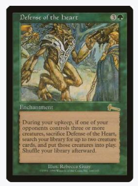 Defense of the Heart - Urza's Legacy	- #100/143 - Sweets and Geeks