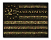 2nd Amendment Camo Flag Vintage Sign - Sweets and Geeks