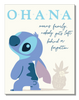 Stitch Ohana Metal Sign - Sweets and Geeks