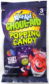 Ghoul-Aid Popping Candy 3PK .74oz - Sweets and Geeks