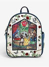 Loungefly Disney Princess Beauty and the Beast Stained Glass Mini Backpack