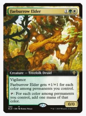 Faeburrow Elder (Extended Art) - Throne of Eldraine - #380 - Sweets and Geeks