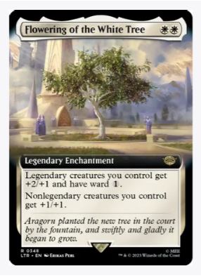 Flowering of the White Tree (Extended Art) - Universes Beyond: The Lord of the Rings: Tales of Middle-earth - Sweets and Geeks