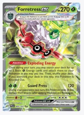 Forretress ex SV02: Paldea Evolved # 005/193 - Sweets and Geeks