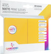 Gamegenic Matte Prime Sleeves- Yellow - Sweets and Geeks