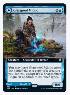 Glasspool Mimic (Extended Art) - Zendikar Rising	- #328 - Sweets and Geeks