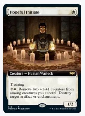 Hopeful Initiate (Extended Art) - Innistrad: Crimson Vow - #350 - Sweets and Geeks