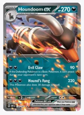 Houndoom ex SV03: Obsidian Flames # 134/197 - Sweets and Geeks