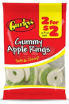 Gurley's Gummy Apple Rings 2.5oz Peg Bag