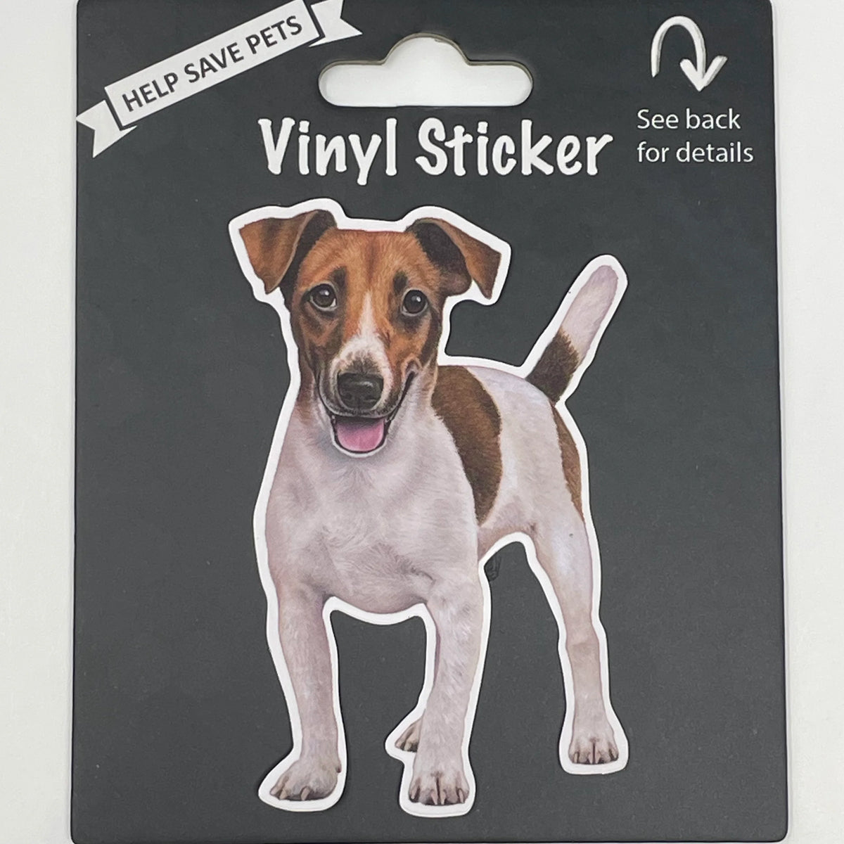 Jack Russell, Vinyl Sticker – Sweets and Geeks