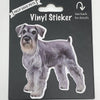 Schnauzer, Uncropped, Vinyl Sticker