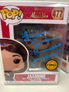 Signed By Linda Larkin Funko Pop! Aladdin - Jasmine (Disguised) (Holding Apple) (Chase) #477 (Cert #SCC39295)