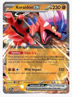 Koraidon ex - SVP029 SV: Scarlet & Violet Promo Cards # 029 - Sweets and Geeks