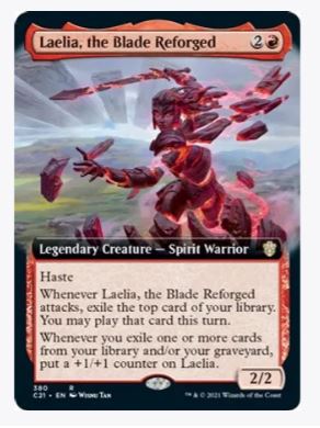 Laelia, the Blade Reforged (Extended Art) - Commander 2021 - #380 - Sweets and Geeks