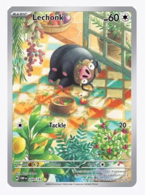 Lechonk (Illustration Rare) SV03: Obsidian Flames # 209/197 - Sweets and Geeks