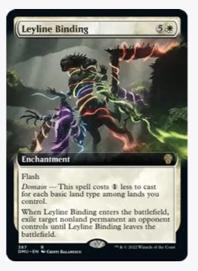 Leyline Binding (Extended Art) - Dominaria United - #387 - Sweets and Geeks