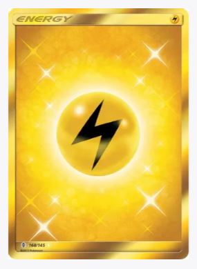 Lightning Energy (Secret) SM - Guardians Rising # 168/145 - Sweets and Geeks