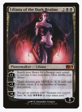 Liliana of the Dark Realms - Magic 2014 - #102/249 - Sweets and Geeks