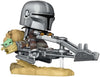 Funko Pop! Star Wars - The Mandalorian on Speeder (with Grogu) #579 - Sweets and Geeks