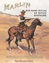 Marlin - Cowboy On Horse - Tin Sign #238