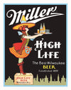 Miller Server Tin Sign