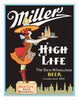 Miller Server Tin Sign