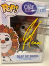 [OC Celebrity Marketing] Signed By Josh Gad Funko Pop Disney: Olaf's Presents - Olaf As Simba (Special Edition) #1179 (Cert # OC55692)