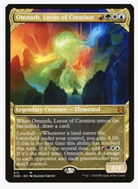 Omnath, Locus of Creation (Showcase) - Zendikar Rising - #312 - Sweets and Geeks