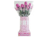 Belgian Milk Chocolate Color Splash Roses - Pink