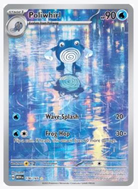 Poliwhirl (Illustration Rare) SV: Scarlet and Violet 151 #176/165 - Sweets and Geeks