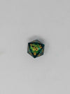 Green Dragon Eye D20 Dice (Liquid Core)