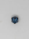 Electric Blue Dragon Eye D20 Dice (Liquid Core)